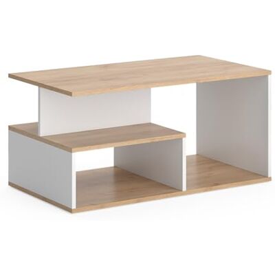 Vicco Salontafel "Hasso", eiken goud/wit, 90 x 49,4 cm Vicco Salontafel "Hasso", eiken goud/wit, 90 x 49,4 cm