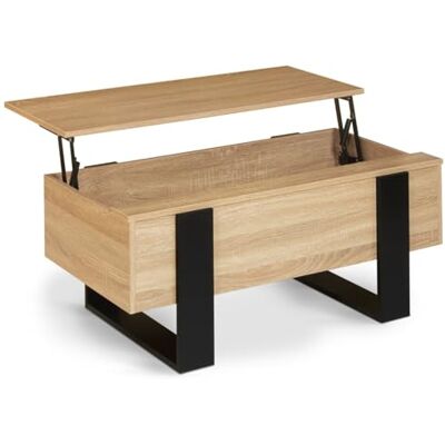 IDMarket Houten salontafel Phoenix, grijs IDMarket Houten salontafel Phoenix, grijs