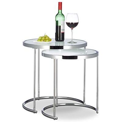 Relaxdays Ronde tafels. Relaxdays Ronde tafels.