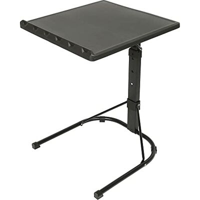 LANTUS Computerbureau op wielen, computertafel, bijzettafel in C-vorm, opvouwbaar, 90 graden, 43 x 43 x 69 cm (zwart) LANTUS Computerbureau op wielen, computertafel, bijzettafel in C-vorm, opvouwbaar, 90 graden, 43 x 43 x 69 cm (zwart)