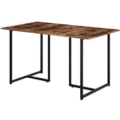 Vicco Eettafel "Merido", rustiek eiken/zwart, 140 x 80 cm Vicco Eettafel "Merido", rustiek eiken/zwart, 140 x 80 cm