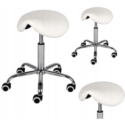 HABYS Lofi kruk met wieltjes receptie in hoogte verstelbaar werk kantoor comfortabel schuimzadel 4 cm HABYS Lofi kruk met wieltjes receptie in hoogte verstelbaar werk kantoor comfortabel schuimzadel 4 cm