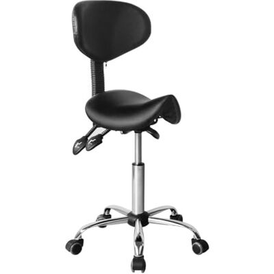 VDD Ergonomische zadelkruk kapperskruk barkruk in hoogte verstelbaar rugleuning inc VDD Ergonomische zadelkruk kapperskruk barkruk in hoogte verstelbaar rugleuning inc