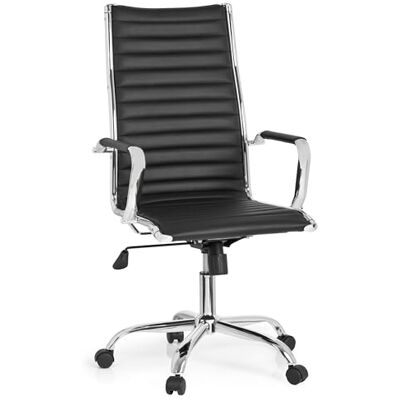 hjh OFFICE 660940 Vemona bureaustoel, chroom/zwart hjh OFFICE 660940 Vemona bureaustoel, chroom/zwart