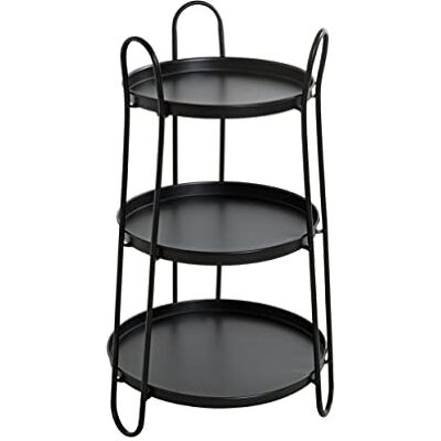 HAKU bijzettafel metaal zwart Ø 43 x H 72 cm HAKU bijzettafel metaal zwart Ø 43 x H 72 cm