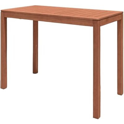 Spetebo Statafel in eucalyptus, geolied, belastbaar tot 25 kg, 120 x 60 cm, bartafel voor buiten, massief FSC-hout, bruin, hoge tafel, bistrotafel, partytafel, bartafel Spetebo Statafel in eucalyptus, geolied, belastbaar tot 25 kg, 120 x 60 cm, bartafel voor buiten, massief FSC-hout, bruin, hoge tafel, bistrotafel, partytafel, bartafel