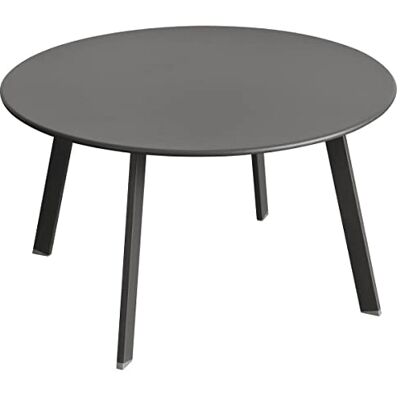 HESPERIDE Hespéride Bijzettafel Saona grafiet, roestvrij staal, uv-bestendig, D 70 x H 40 cm Voor tuin, terras, balkon HESPERIDE Hespéride Bijzettafel Saona grafiet, roestvrij staal, uv-bestendig, D 70 x H 40 cm Voor tuin, terras, balkon