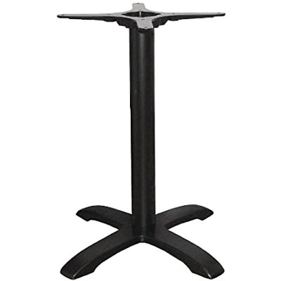 Bolero CE154 Tafelpoot van gietijzer, zwart, 720 (H) x 480 (B) x 480 (B) mm Bolero CE154 Tafelpoot van gietijzer, zwart, 720 (H) x 480 (B) x 480 (B) mm