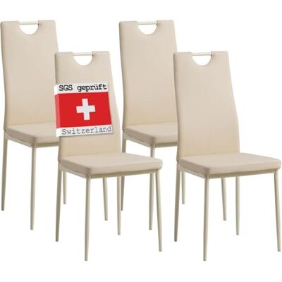 Albatros eetkamerstoelen SALERNO, set van 4, beige Albatros eetkamerstoelen SALERNO, set van 4, beige