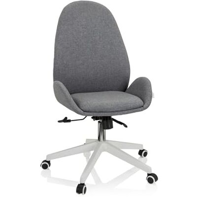 hjh OFFICE 729432 AVEA I Bureaustoel van stof, in hoogte verstelbaar, ergonomische rugleuning, grijs hjh OFFICE 729432 AVEA I Bureaustoel van stof, in hoogte verstelbaar, ergonomische rugleuning, grijs