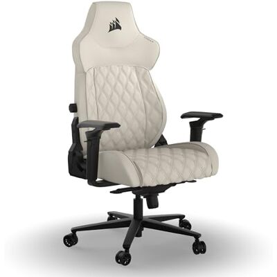 Corsair TC500 LUXE Gamingstoel, hoogwaardige ademende stof, brede stoelen, in vijf richtingen verstelbare armleuningen, verstelbare lendensteun, helling 90-135 graden, Frost Corsair TC500 LUXE Gamingstoel, hoogwaardige ademende stof, brede stoelen, in vijf richtingen verstelbare armleuningen, verstelbare lendensteun, helling 90-135 graden, Frost