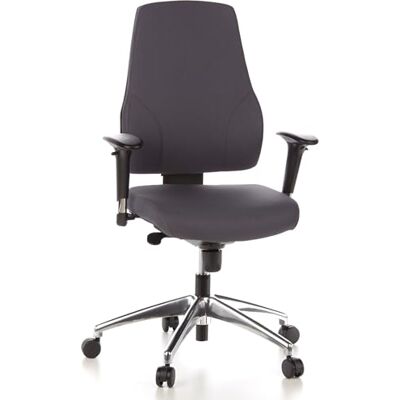 hjh OFFICE PRO-TEC 200 Bureaustoel, Ergonomische Rugleuning in 5 Standen Verstelbaar, In Hoogte Verstelbare Armleuningen met Softpads, Antraciet hjh OFFICE PRO-TEC 200 Bureaustoel, Ergonomische Rugleuning in 5 Standen Verstelbaar, In Hoogte Verstelbare Armleuningen met Softpads, Antraciet