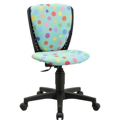 Topstar S'cool Lot de 3 chaises pivotantes pour enfant avec tissu Chaise de bureau ergonomique pour enfants Hauteur réglable et évolutive Certifié GS Motif pois verts Topstar S'cool Lot de 3 chaises pivotantes pour enfant avec tissu Chaise de bureau ergonomique pour enfants Hauteur réglable et évolutive Certifié GS Motif pois verts