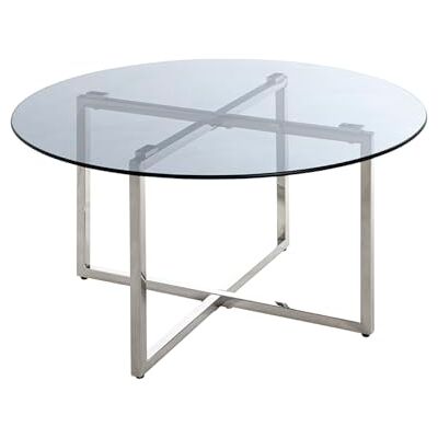 HAKU Bijzettafel Ø 75 x H 45 cm roestvrij staal grijs HAKU Bijzettafel Ø 75 x H 45 cm roestvrij staal grijs