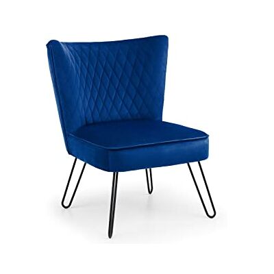 Julian Bowen Stoel Lissabon, blauw, Eén maat Julian Bowen Stoel Lissabon, blauw, Eén maat
