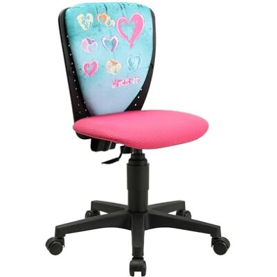 Topstar S'cool Lot de 3 chaises pivotantes pour enfant avec motif Chaise de bureau ergonomique pour enfants Hauteur réglable et évolutive Certifié GS Motif cœurs Topstar S'cool Lot de 3 chaises pivotantes pour enfant avec motif Chaise de bureau ergonomique pour enfants Hauteur réglable et évolutive Certifié GS Motif cœurs
