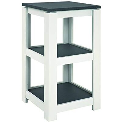 HAKU Moebel 42577 Console, MDF, graniet/wit, 40 x 40 x 74 cm HAKU Moebel 42577 Console, MDF, graniet/wit, 40 x 40 x 74 cm