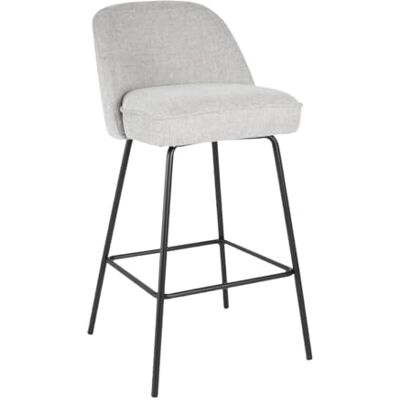 Kick Collection Barkruk Lucy grijs modern en hoogwaardig structuurstof van metaal verkrijgbaar in vele kleuren Kick Collection Barkruk Lucy grijs modern en hoogwaardig structuurstof van metaal verkrijgbaar in vele kleuren