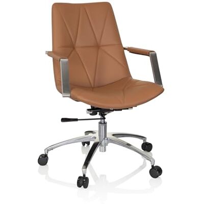 hjh OFFICE SARANTO II 670980 draaistoel kunstleer bruin hjh OFFICE SARANTO II 670980 draaistoel kunstleer bruin
