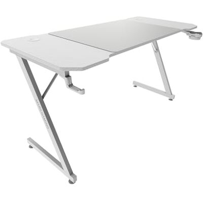 Mars Gaming MARSGAMING MGD-X140, gamingbureau, ergonomisch design, koolstofvezeloppervlak, metalen frame, XXL muismat, hoofdtelefoon- en drankhouder, kabelbeheer, gamingbureau 140 x 60 cm Mars Gaming MARSGAMING MGD-X140, gamingbureau, ergonomisch design, koolstofvezeloppervlak, metalen frame, XXL muismat, hoofdtelefoon- en drankhouder, kabelbeheer, gamingbureau 140 x 60 cm