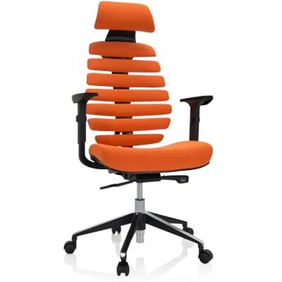hjh OFFICE Stoel, stof, oranje, 131 x 65 x 53 cm hjh OFFICE Stoel, stof, oranje, 131 x 65 x 53 cm