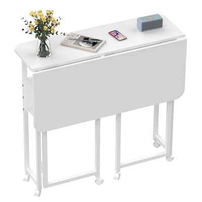 LANTUS Elektrisch in hoogte verstelbaar zit-sta-bureau, bedtafel, werkplek, voor kantoor, slaapkamer, industriële stijl, metalen frame, 80 x 58 x 75 cm, wit LANTUS Elektrisch in hoogte verstelbaar zit-sta-bureau, bedtafel, werkplek, voor kantoor, slaapkamer, industriële stijl, metalen frame, 80 x 58 x 75 cm, wit