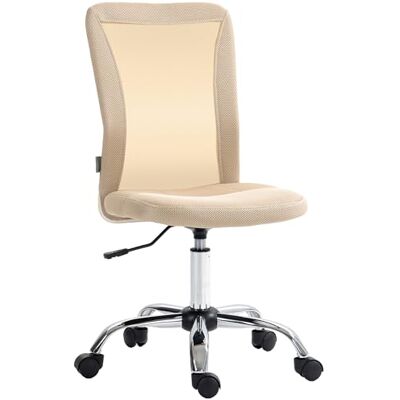 Vinsetto Bureaustoel, ergonomisch, in hoogte verstelbaar, beige Vinsetto Bureaustoel, ergonomisch, in hoogte verstelbaar, beige