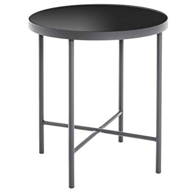 HAKU Möbel Bijzettafel, stalen buis, Ø: 40 x 47 cm HAKU Möbel Bijzettafel, stalen buis, Ø: 40 x 47 cm