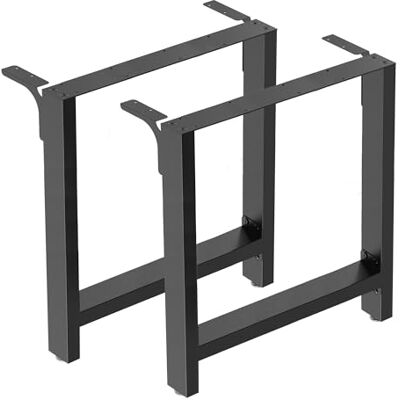WilTec Tafelpoten van vierkant profiel, 80 x 72 cm, zwart, gepoedercoat, onderstel voor meubels WilTec Tafelpoten van vierkant profiel, 80 x 72 cm, zwart, gepoedercoat, onderstel voor meubels