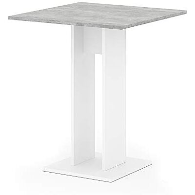 Vicco kolomtafel eettafel keukentafel Ewert wit beton eetkamer tafel Vicco kolomtafel eettafel keukentafel Ewert wit beton eetkamer tafel