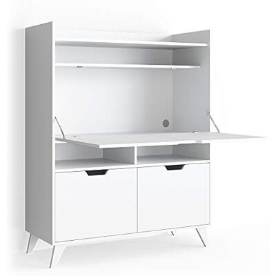 Vicco Secretaris bureau "Berdi", wit, 110 x 45 cm Vicco Secretaris bureau "Berdi", wit, 110 x 45 cm