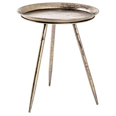 HAKU bijzettafel brons, metaal Dim.: H 54 cm x Ø 44 cm, Stijl: Modern HAKU bijzettafel brons, metaal Dim.: H 54 cm x Ø 44 cm, Stijl: Modern
