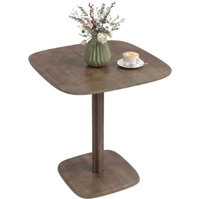 HOMCOM Eettafel voor 4 personen, moderne stijl, 70 x 70 cm, bruin HOMCOM Eettafel voor 4 personen, moderne stijl, 70 x 70 cm, bruin