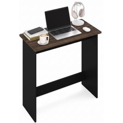 Furinno Simplistic Computerbureau, studiebureau, schrijfbureau, Columbia-walnoot/zwart, 80 (B) x 75,7 (H) x 39,4 (D) cm Furinno Simplistic Computerbureau, studiebureau, schrijfbureau, Columbia-walnoot/zwart, 80 (B) x 75,7 (H) x 39,4 (D) cm