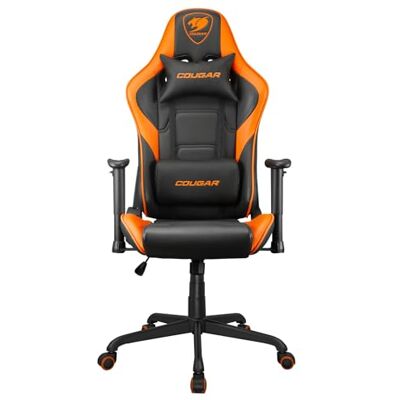 COUGAR Gaming stoel Armor Elite – ergonomisch design – kunstleer – ademende stof – lenden- en cervicale ondersteuning – stille wielen COUGAR Gaming stoel Armor Elite – ergonomisch design – kunstleer – ademende stof – lenden- en cervicale ondersteuning – stille wielen