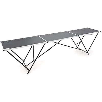 HBM aluminium opvouwbare wandtapijt tafel 300 x 60 x 77 cm HBM aluminium opvouwbare wandtapijt tafel 300 x 60 x 77 cm