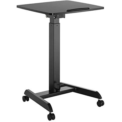 Maclean Maclea MC-892B Lapdesk Laptoptafel in hoogte verstelbaar met wieltjes, zit-sta-bureau, in hoogte verstelbaar tot max. 113 cm, 30 graden kantelbaar, zwart Maclean Maclea MC-892B Lapdesk Laptoptafel in hoogte verstelbaar met wieltjes, zit-sta-bureau, in hoogte verstelbaar tot max. 113 cm, 30 graden kantelbaar, zwart