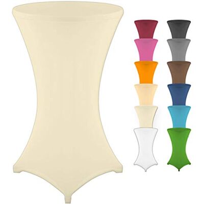 Gräfenstayn ® Statafelhoes Diana met Öko-Tex label, stretch, versterking bij de tafelvoet, wasbaar op 40°C, in vele kleuren en maten Ø 60-65 cm, Ø 70-75 cm, Ø 80-85 cm (crème, Ø 60-65 cm). Gräfenstayn ® Statafelhoes Diana met Öko-Tex label, stretch, versterking bij de tafelvoet, wasbaar op 40°C, in vele kleuren en maten Ø 60-65 cm, Ø 70-75 cm, Ø 80-85 cm (crème, Ø 60-65 cm).