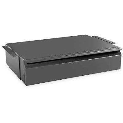 Digitus Onderbouwlade, uittrekbaar, licht, 48 cm diep, belasting 5 kg Belastbaar tot 5 kg, voor montage onder een bureau, werkbank of werkblad, ondertafellade, zwart Digitus Onderbouwlade, uittrekbaar, licht, 48 cm diep, belasting 5 kg Belastbaar tot 5 kg, voor montage onder een bureau, werkbank of werkblad, ondertafellade, zwart