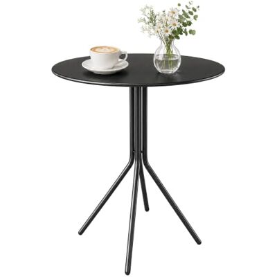 Outsunny Tuintafel, inklapbaar, diameter 60 x 71 cm, weerbestendig, stalen bijzettafel, ronde bijzettafel met voetenkussen, eettafel voor buiten, campingtafel Outsunny Tuintafel, inklapbaar, diameter 60 x 71 cm, weerbestendig, stalen bijzettafel, ronde bijzettafel met voetenkussen, eettafel voor buiten, campingtafel