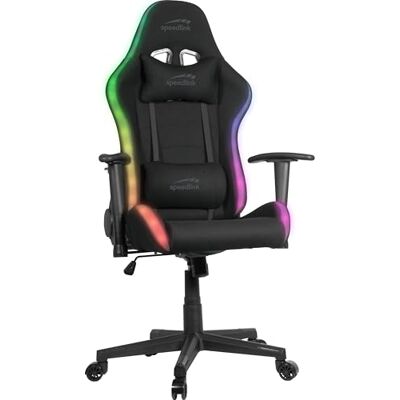 Speedlink REGYS RGB Gamer stoel Gamer bureaustoel in hoogte verstelbaar met verlichting zwart Speedlink REGYS RGB Gamer stoel Gamer bureaustoel in hoogte verstelbaar met verlichting zwart