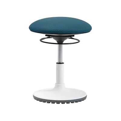 Topstar Living Chair Move Kids In hoogte verstelbare kruk met draaibare zitting, zithoogte van 39 tot 47 cm, 3D-stof, petrol Topstar Living Chair Move Kids In hoogte verstelbare kruk met draaibare zitting, zithoogte van 39 tot 47 cm, 3D-stof, petrol
