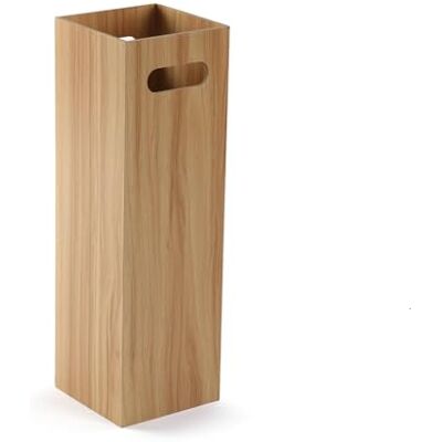 Versa Minimalistische stijl houten paraplubak 48 x 15 x 15 cm lichtbeige MDF hout Versa Minimalistische stijl houten paraplubak 48 x 15 x 15 cm lichtbeige MDF hout