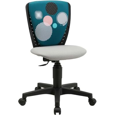 Topstar S'cool Set van 3 draaistoelen voor kinderen met motief, ergonomische bureaustoel voor kinderen, in hoogte verstelbaar en schaalbaar, GS-gecertificeerd, stippenpatroon Topstar S'cool Set van 3 draaistoelen voor kinderen met motief, ergonomische bureaustoel voor kinderen, in hoogte verstelbaar en schaalbaar, GS-gecertificeerd, stippenpatroon
