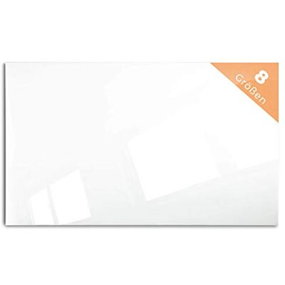 Floordirekt MOB Presentatiebord whiteboard magneetbord gelakt of glas magnetisch en beschrijfbaar magneetbord magneetwand (premium wit glas, 90 x 120 cm) Floordirekt MOB Presentatiebord whiteboard magneetbord gelakt of glas magnetisch en beschrijfbaar magneetbord magneetwand (premium wit glas, 90 x 120 cm)