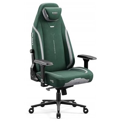 Diablo X.Eye Prime Gamingstoel PC-gamestoel Koelstoel Magnetisch kussen Stof 4D-armleuningen Geïntegreerde verstelbare lendensteun Ondersteunt tot 140 kg Forest Green Diablo X.Eye Prime Gamingstoel PC-gamestoel Koelstoel Magnetisch kussen Stof 4D-armleuningen Geïntegreerde verstelbare lendensteun Ondersteunt tot 140 kg Forest Green