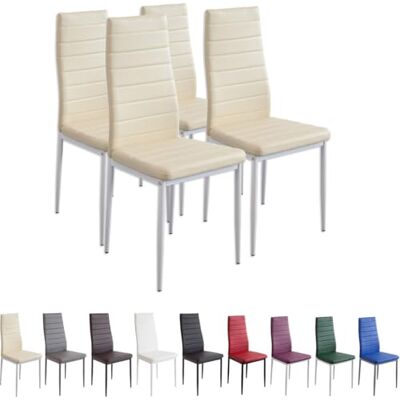 Albatros 2702 Milano, set van 4 stoelen, beige Albatros 2702 Milano, set van 4 stoelen, beige