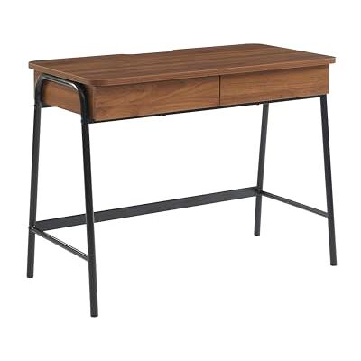 BAÏTA Bureau ESRA effet noyer et noir 100cm BAÏTA Bureau ESRA effet noyer et noir 100cm