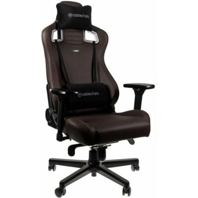 noblechairs EPIC Gaming Stoel Bureaustoel Gaming Chair PU hybride leer Inclusief kussens Java Editie noblechairs EPIC Gaming Stoel Bureaustoel Gaming Chair PU hybride leer Inclusief kussens Java Editie