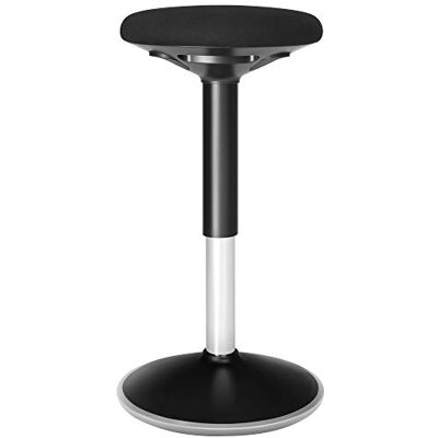SONGMICS OSC05BK Bureaukruk, ergonomisch, 360° draaibaar, in hoogte verstelbaar, 56-81 cm, eenvoudige montage, zwart SONGMICS OSC05BK Bureaukruk, ergonomisch, 360° draaibaar, in hoogte verstelbaar, 56-81 cm, eenvoudige montage, zwart